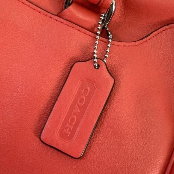 Coach Burnt Orange Leather Bennett Handbag Boston Bag - Picture 5 of 8